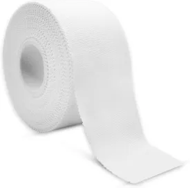 1-Pack White Athletic Tape, Sports Tape, Strong Adhesive Athletic Tapes & Wraps, Best Tape for Medical Trainers & Athlete, Suitable Tape for Hockey, Bats,Tennis, Gymnastics & Boxing