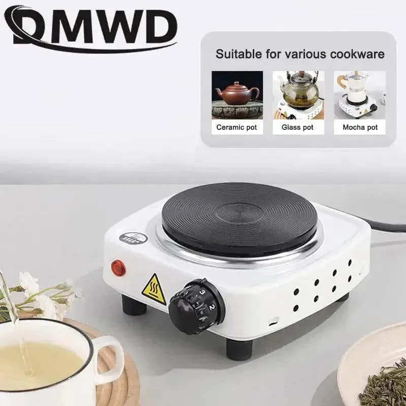110V Mini Electric Stove Portable Tea Warmer Coffee Milk Heater Stove