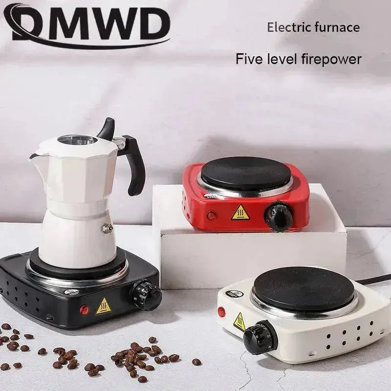 110V Mini Electric Stove Portable Tea Warmer Coffee Milk Heater Stove