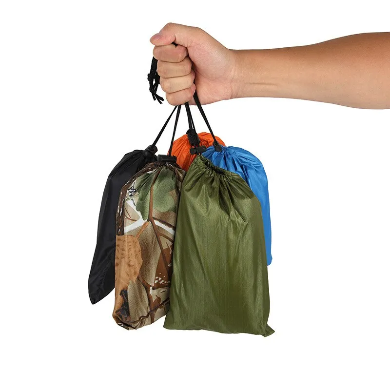 3 In 1 Raincoat Backpack Rain Cover Hood Hiking Cycling Poncho Waterproof Outdoor