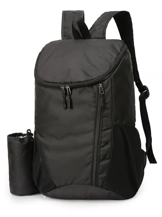 30-40 L Hiking Backpack Lightweight Packable Backpack Daypack Windproof Rain Waterproof Breathable Foldable Lightweight Outdoor Yoga Hunting Fishing Hiking Nylon Lake blue Black Light Green