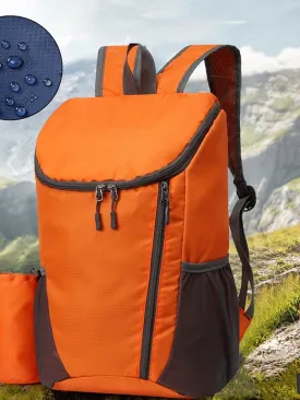 30-40 L Hiking Backpack Lightweight Packable Backpack Daypack Windproof Rain Waterproof Breathable Foldable Lightweight Outdoor Yoga Hunting Fishing Hiking Nylon Lake blue Black Light Green