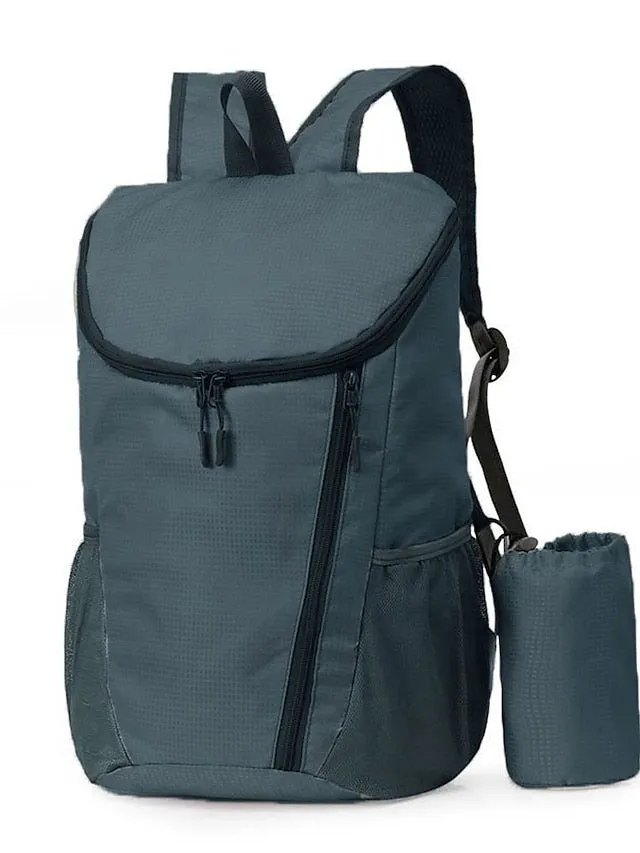 30-40 L Hiking Backpack Lightweight Packable Backpack Daypack Windproof Rain Waterproof Breathable Foldable Lightweight Outdoor Yoga Hunting Fishing Hiking Nylon Lake blue Black Light Green