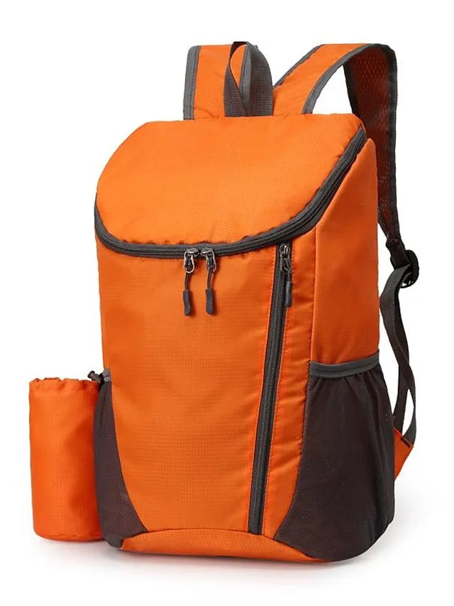 30-40 L Hiking Backpack Lightweight Packable Backpack Daypack Windproof Rain Waterproof Breathable Foldable Lightweight Outdoor Yoga Hunting Fishing Hiking Nylon Lake blue Black Light Green