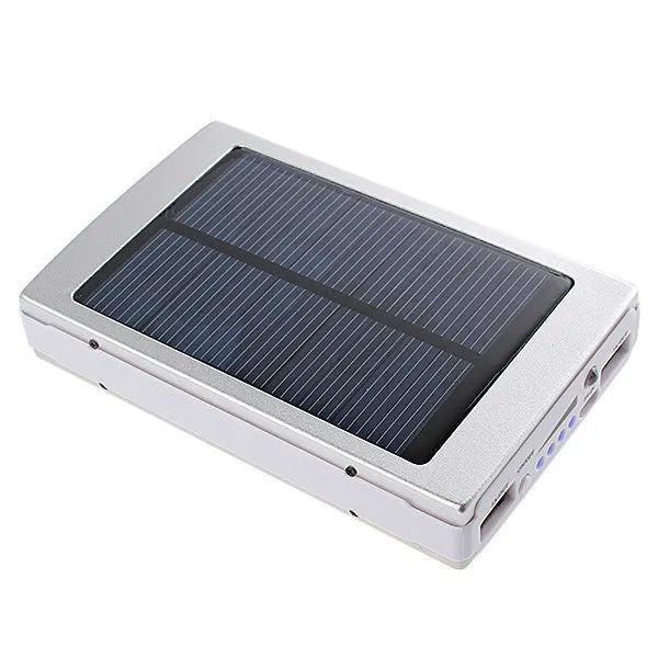 30000mAh Phone Mobile Solar Panel Travel Hiking Charger Battery Dual USB External Power Bank For Iphone For Samsung