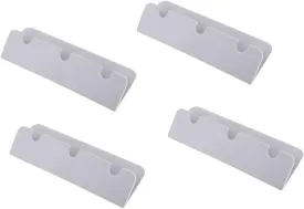 4Pack Boat Seat Hook Clips Brackets Mountings for Rubber Rib Dinghy Raft Yacht Gray 6.7 x 2.4 inch