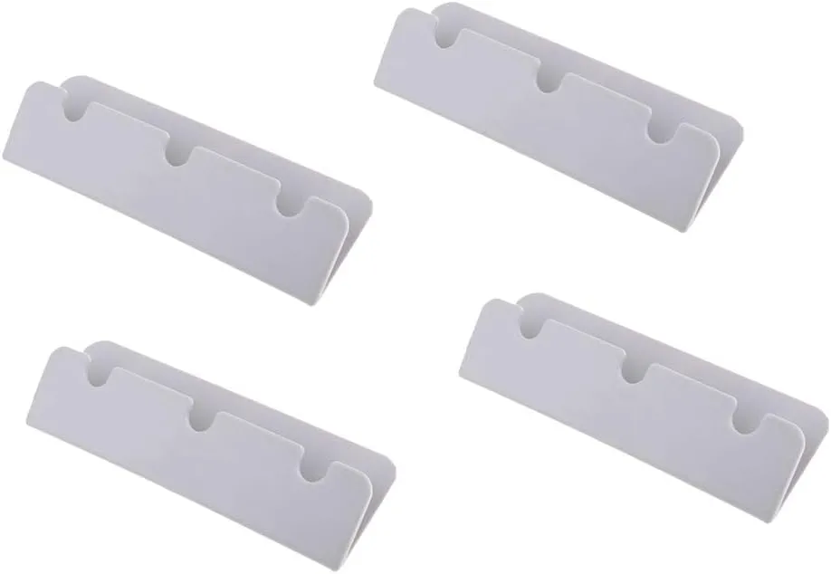 4Pack Boat Seat Hook Clips Brackets Mountings for Rubber Rib Dinghy Raft Yacht Gray 6.7 x 2.4 inch