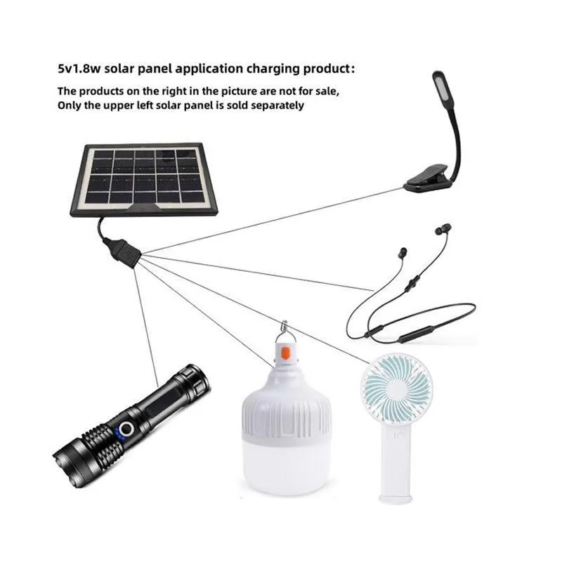 6V3.8W USB Solar Panel Charger PI-83