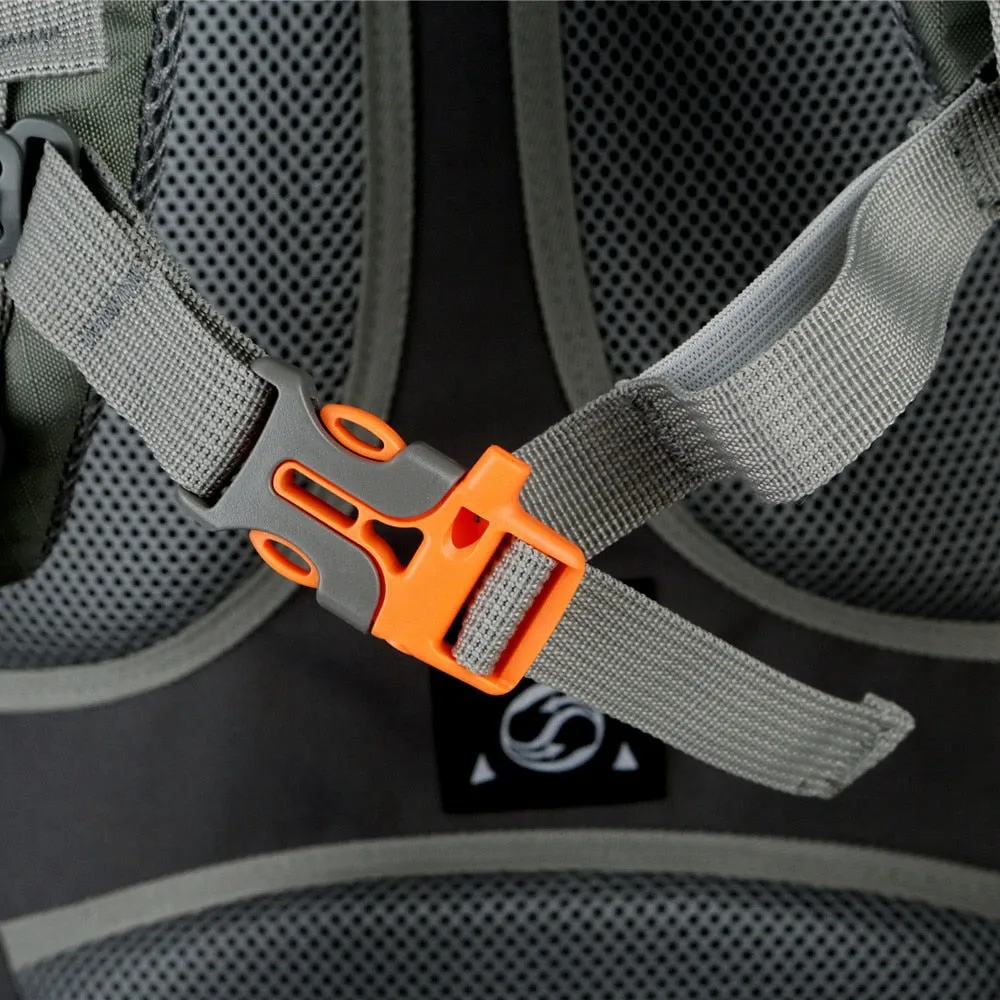 75L Big Capacity Nylon Waterproof Hiking Backpack