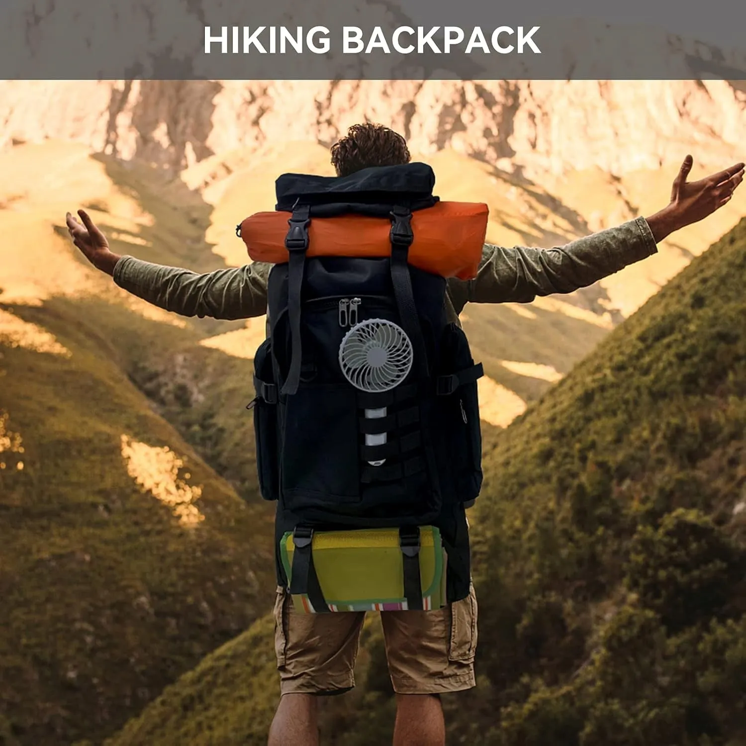 75L Hiking Backpack Outdoor Trekking Bag Lightweight Waterproof