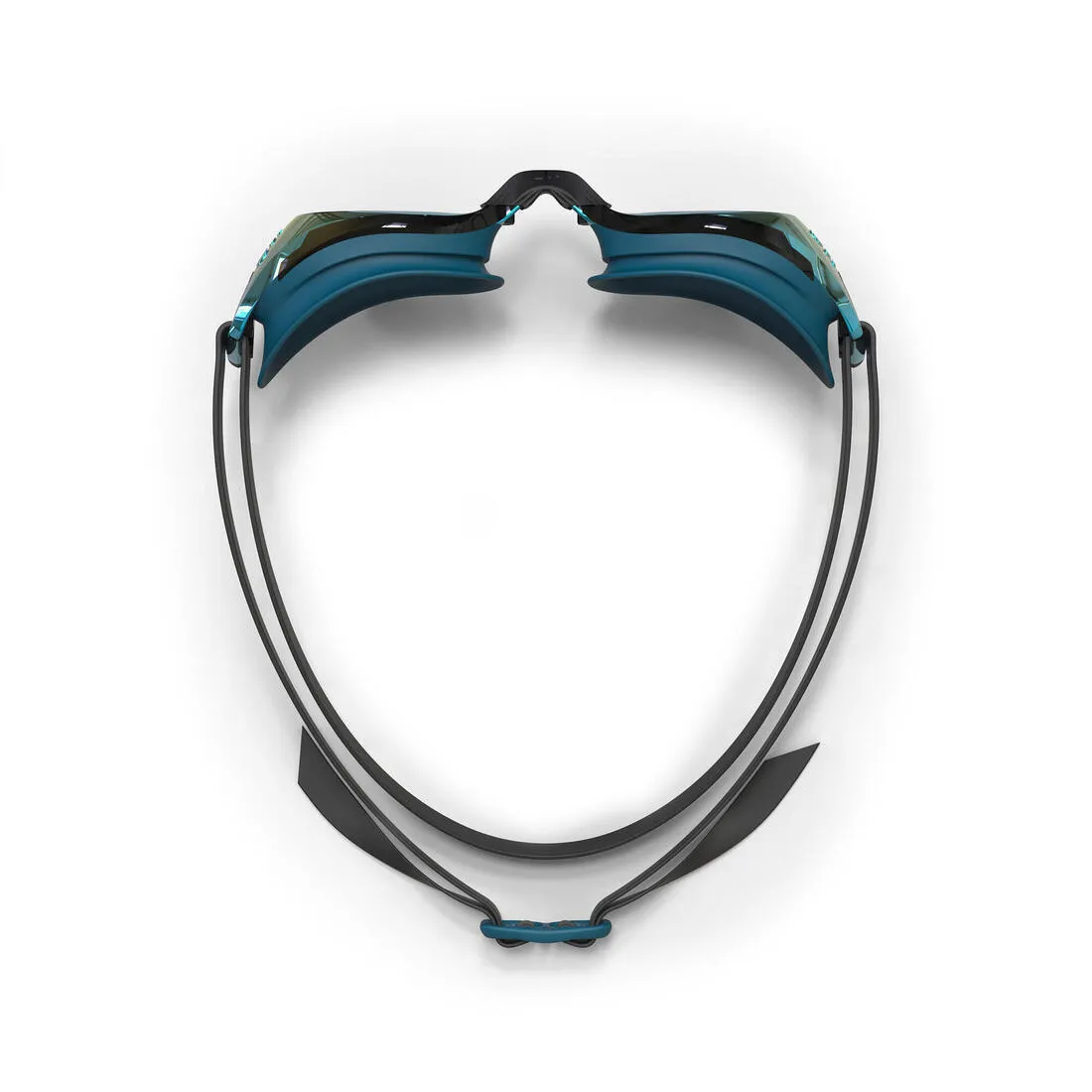 Adult & Kid's Swimming Goggles Mirror Lenses Large - 500 B-Fit