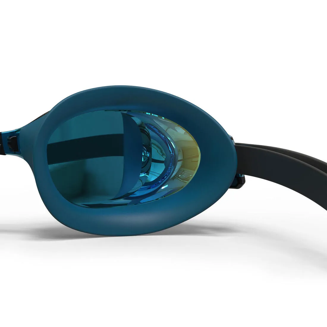 Adult & Kid's Swimming Goggles Mirror Lenses Large - 500 B-Fit
