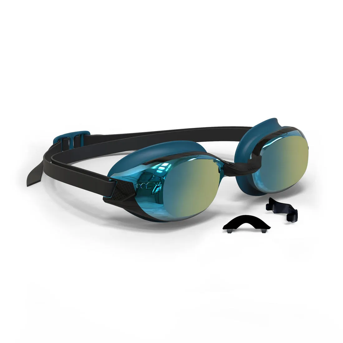 Adult & Kid's Swimming Goggles Mirror Lenses Large - 500 B-Fit