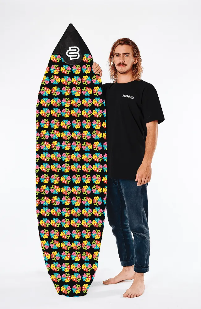 Alien Flower Love  - Short Boardsox Surfboard Cover