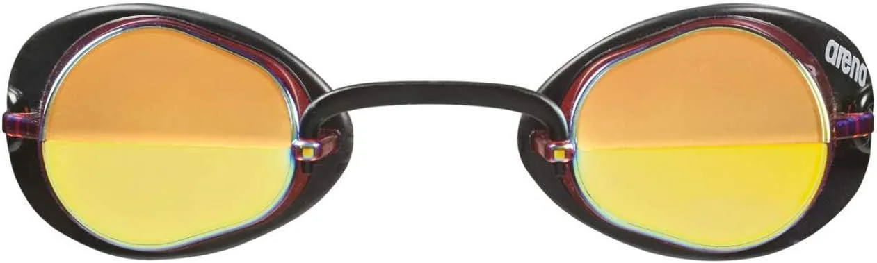Arena Swedix Mirror Competition Swimming Goggles Swedish Type Nose Bridge Design