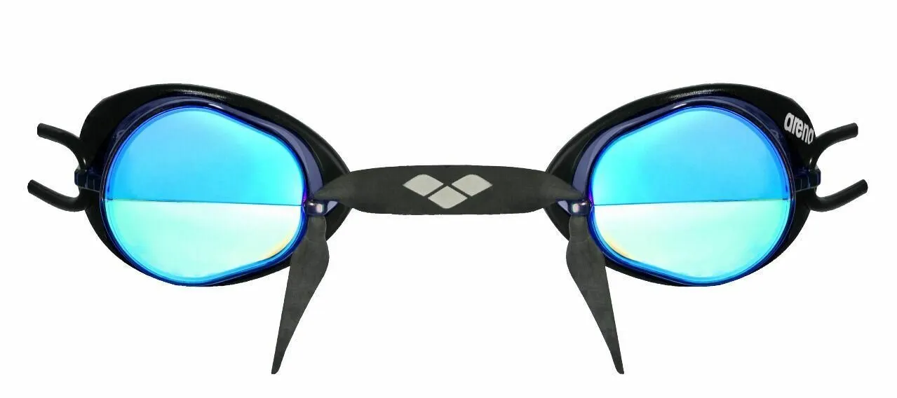 Arena Swedix Mirror Competition Swimming Goggles Swedish Type Nose Bridge Design