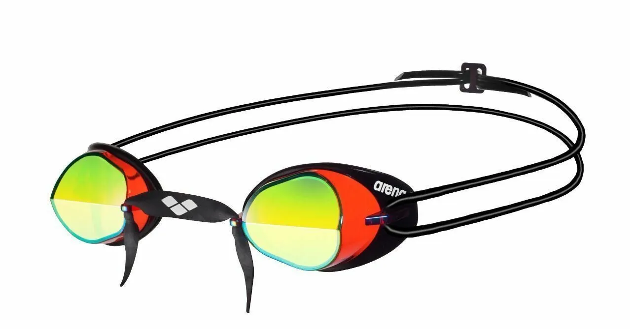 Arena Swedix Mirror Competition Swimming Goggles Swedish Type Nose Bridge Design