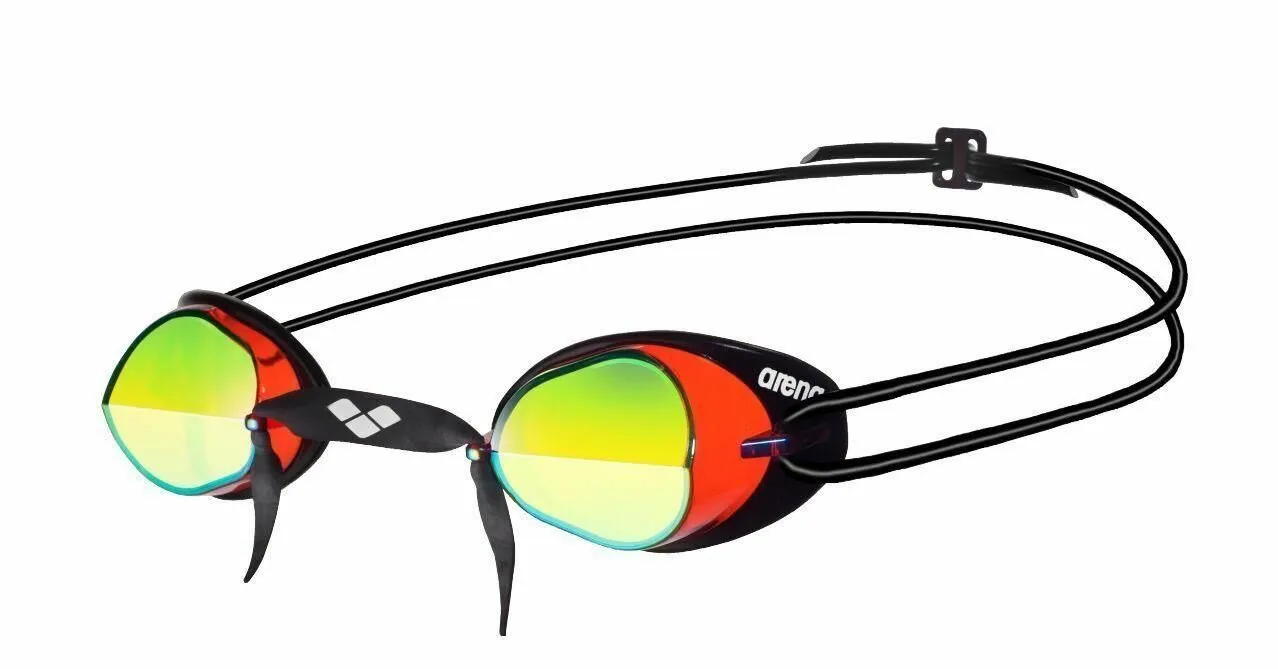 Arena Swedix Mirror Competition Swimming Goggles Swedish Type Nose Bridge Design