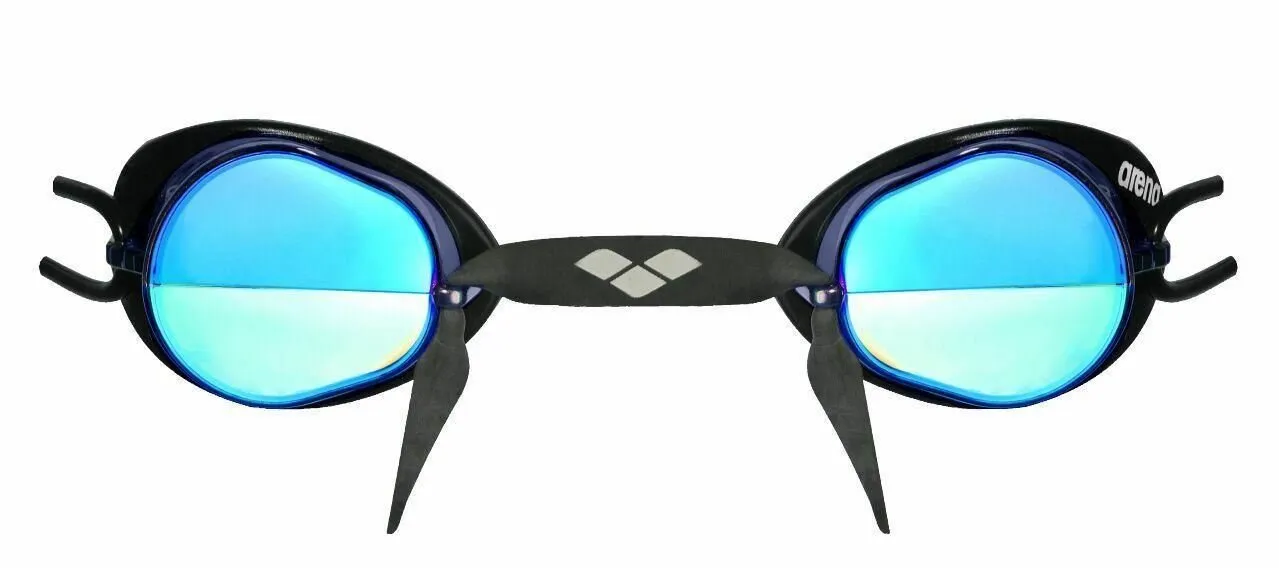 Arena Swedix Mirror Competition Swimming Goggles Swedish Type Nose Bridge Design