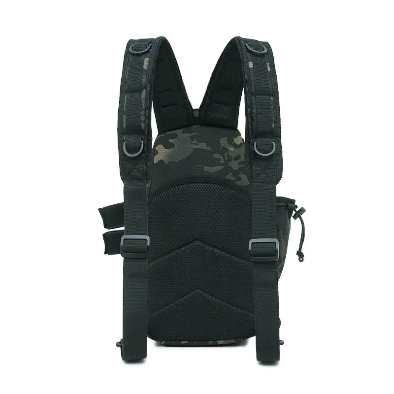 Backpack One Shoulder Two Shoulders Bag Multi-Functional Tactical Chest Bag Large Capacity Outdoor Travel Back Rod Fishing Fishing Bag