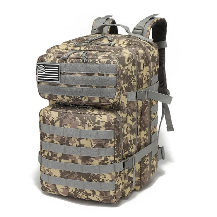 Backpack Taobao Outdoor Sports Large Capacity  Camping Hiking 3P Tactical Waterproof Mountaineering