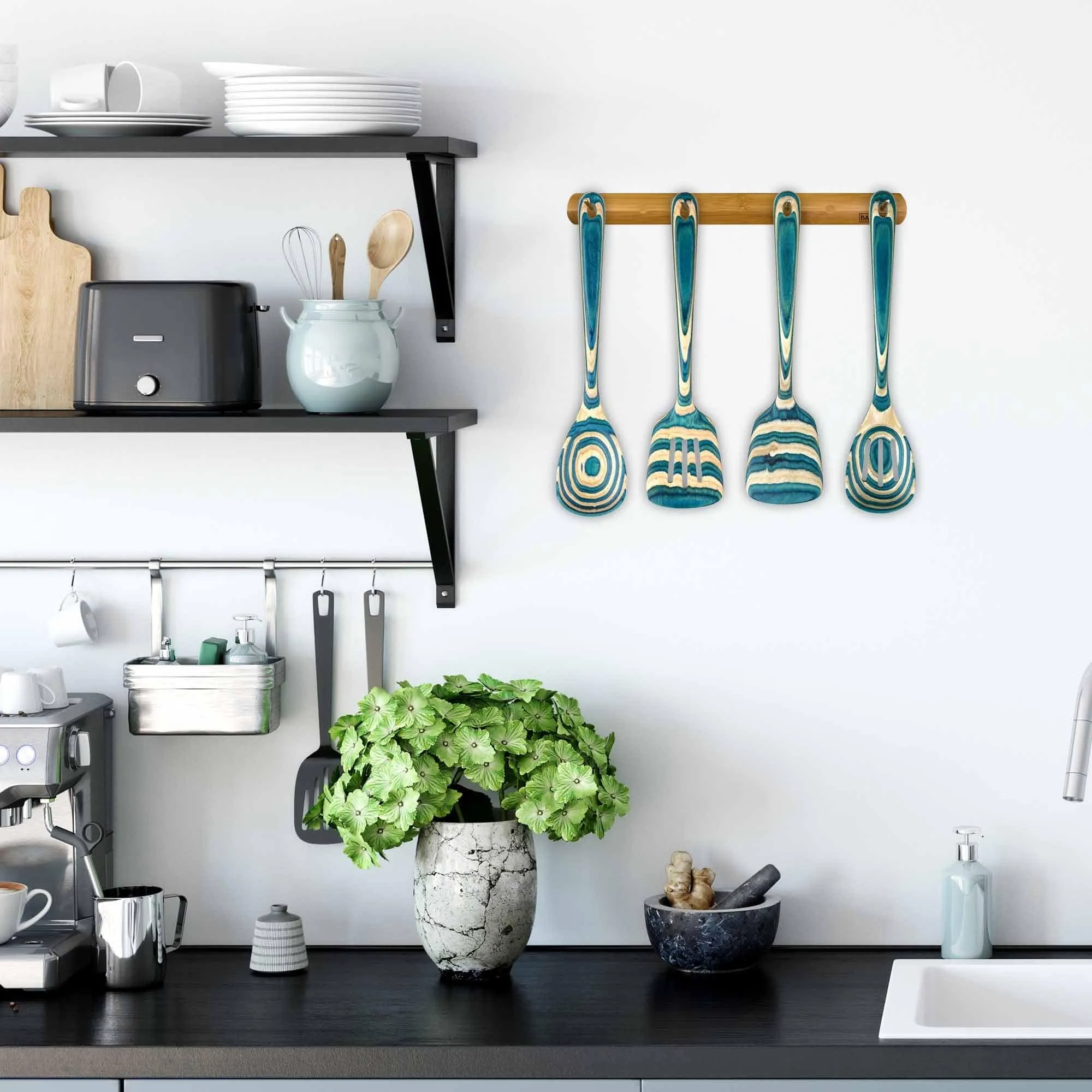 Baltique® Wall-Mounted Utensil Rack