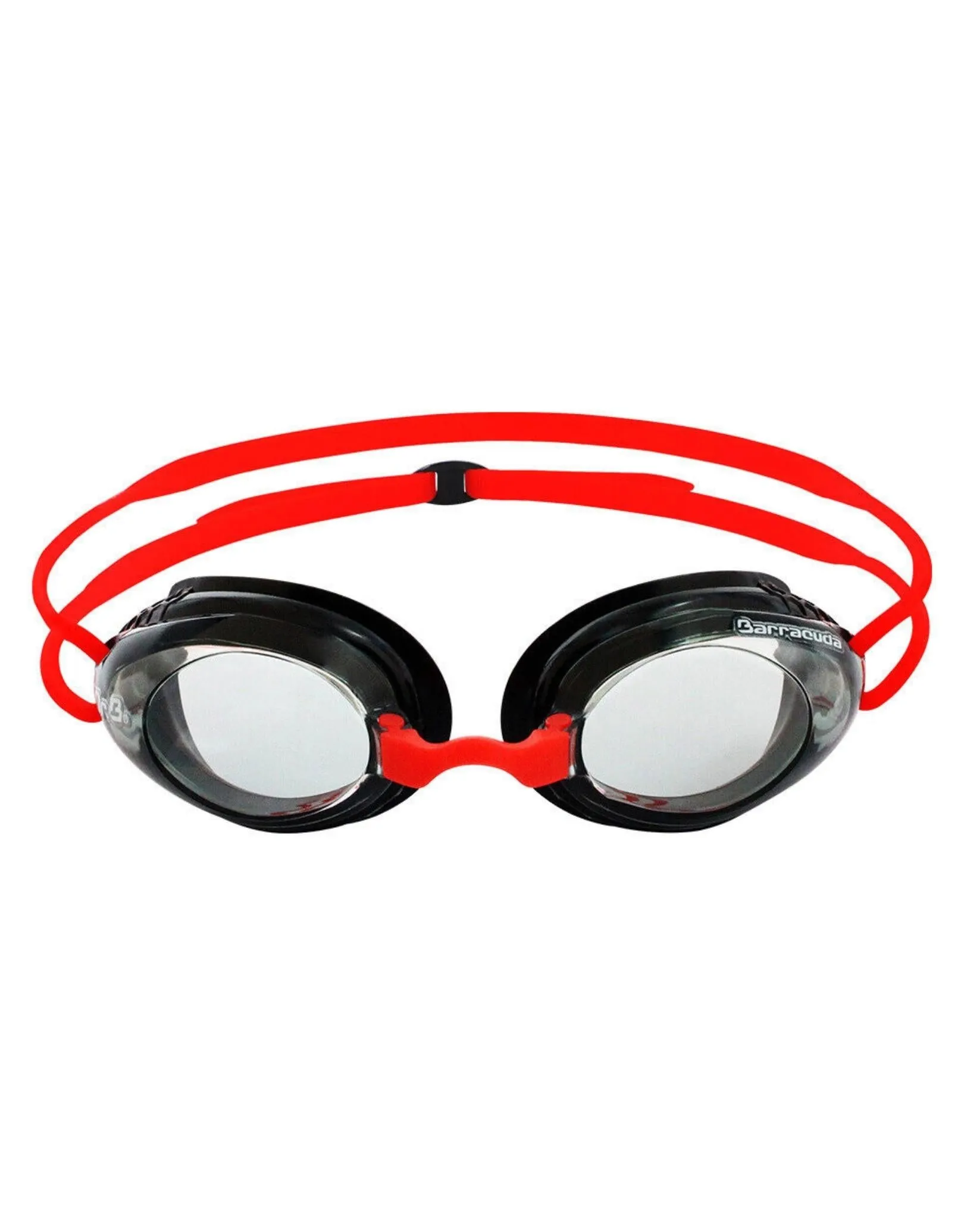 Barracuda Aquaclair Dual Optical Swim Goggles - Black/Red