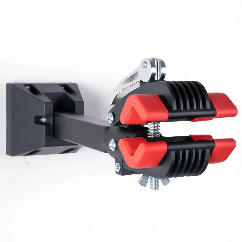 Bicycle Wall Mounted Bike Rack Parking Rack Wall Mounted Mountain Bike Rack Aluminium Alloy Clip Crash Pad Loaded 20KG Bracket