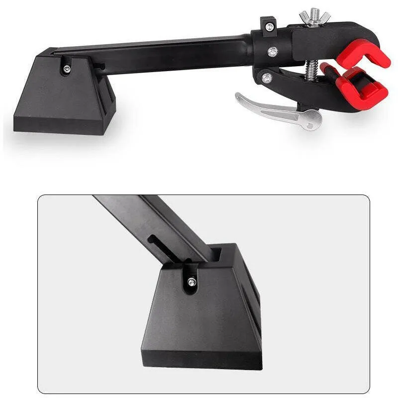 Bicycle Wall Mounted Bike Rack Parking Rack Wall Mounted Mountain Bike Rack Aluminium Alloy Clip Crash Pad Loaded 20KG Bracket