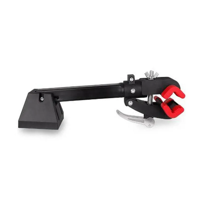 Bicycle Wall Mounted Bike Rack Parking Rack Wall Mounted Mountain Bike Rack Aluminium Alloy Clip Crash Pad Loaded 20KG Bracket