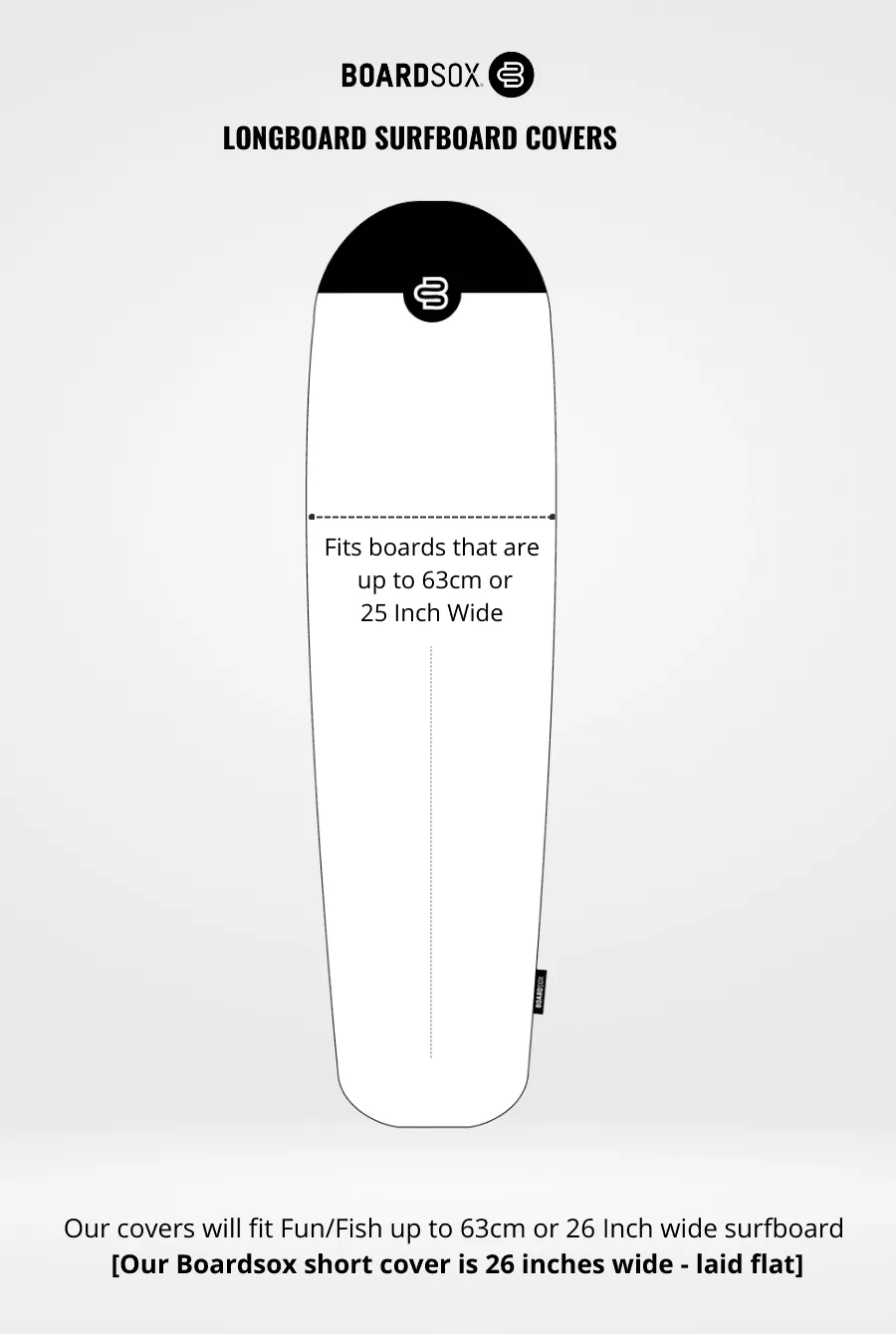 Bolt Longboard Surfboard Cover