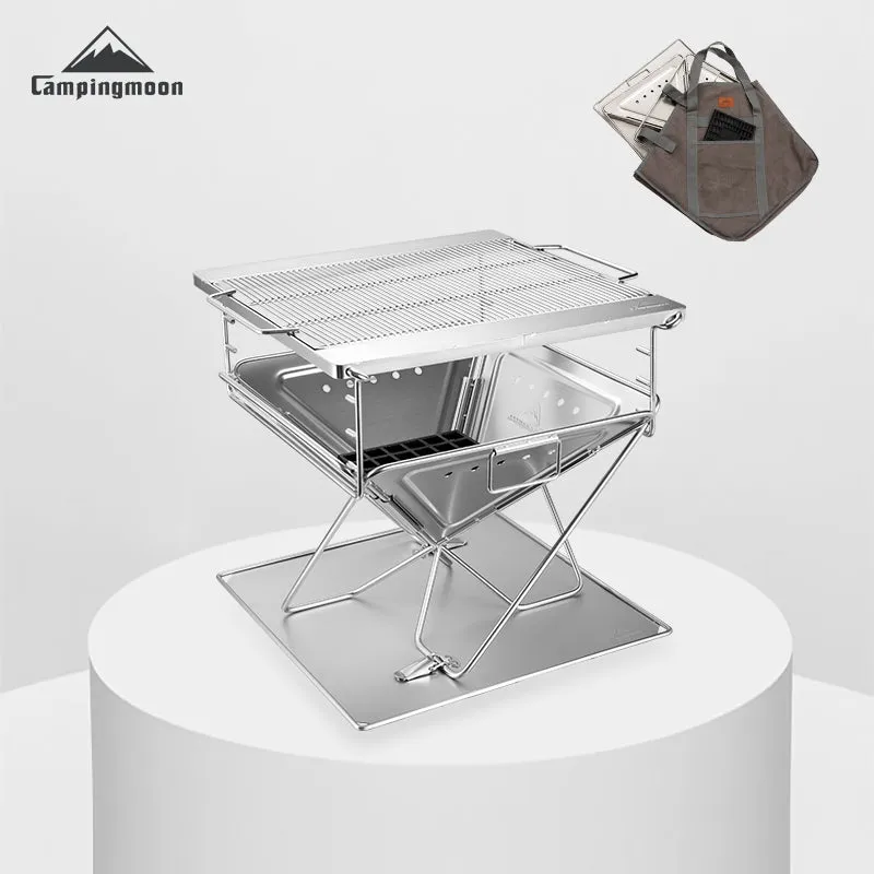 CampingMoon Takibi Fire Pit Grill MT-055
