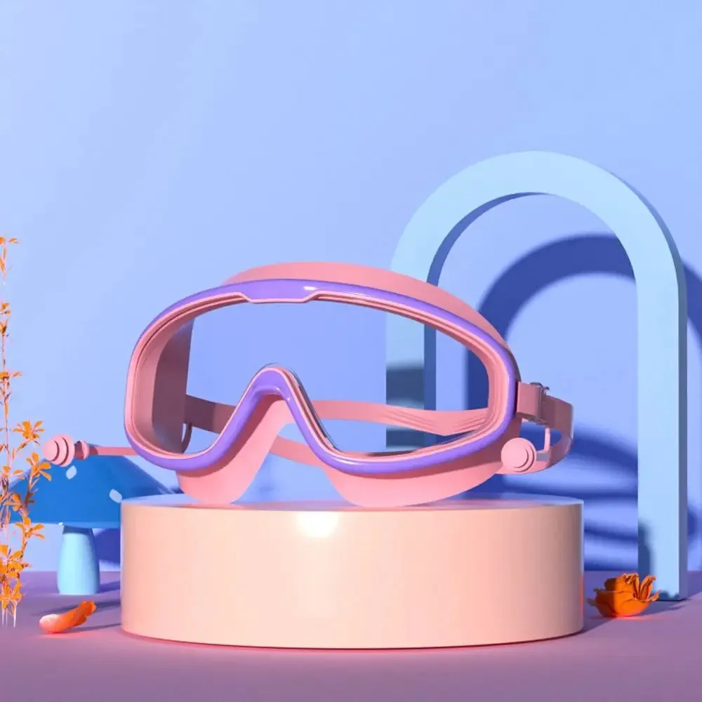 Clear Anti-Fog Swim Goggles for Kids - No Leak/Pool & Beach Ready
