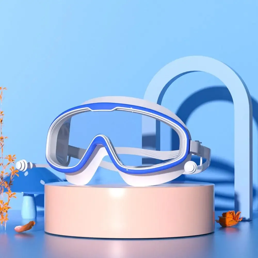 Clear Anti-Fog Swim Goggles for Kids - No Leak/Pool & Beach Ready