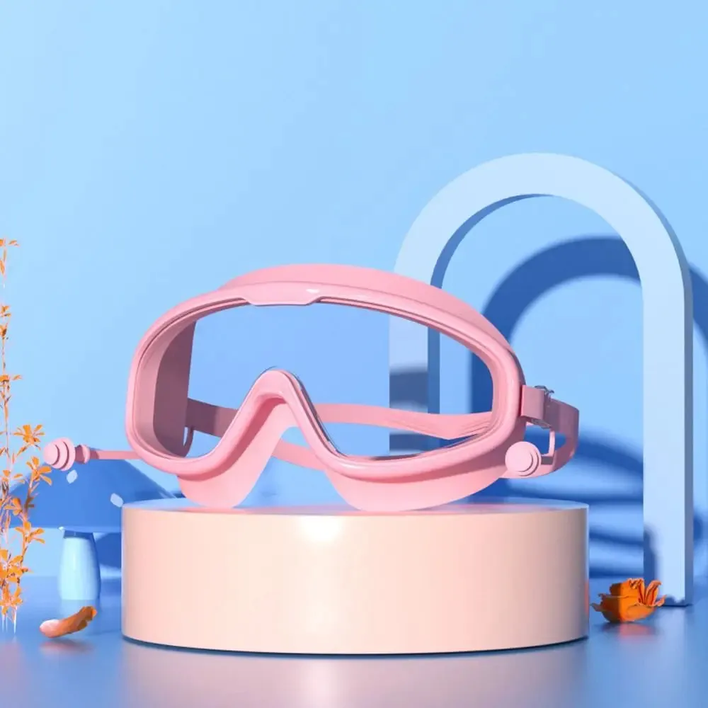 Clear Anti-Fog Swim Goggles for Kids - No Leak/Pool & Beach Ready