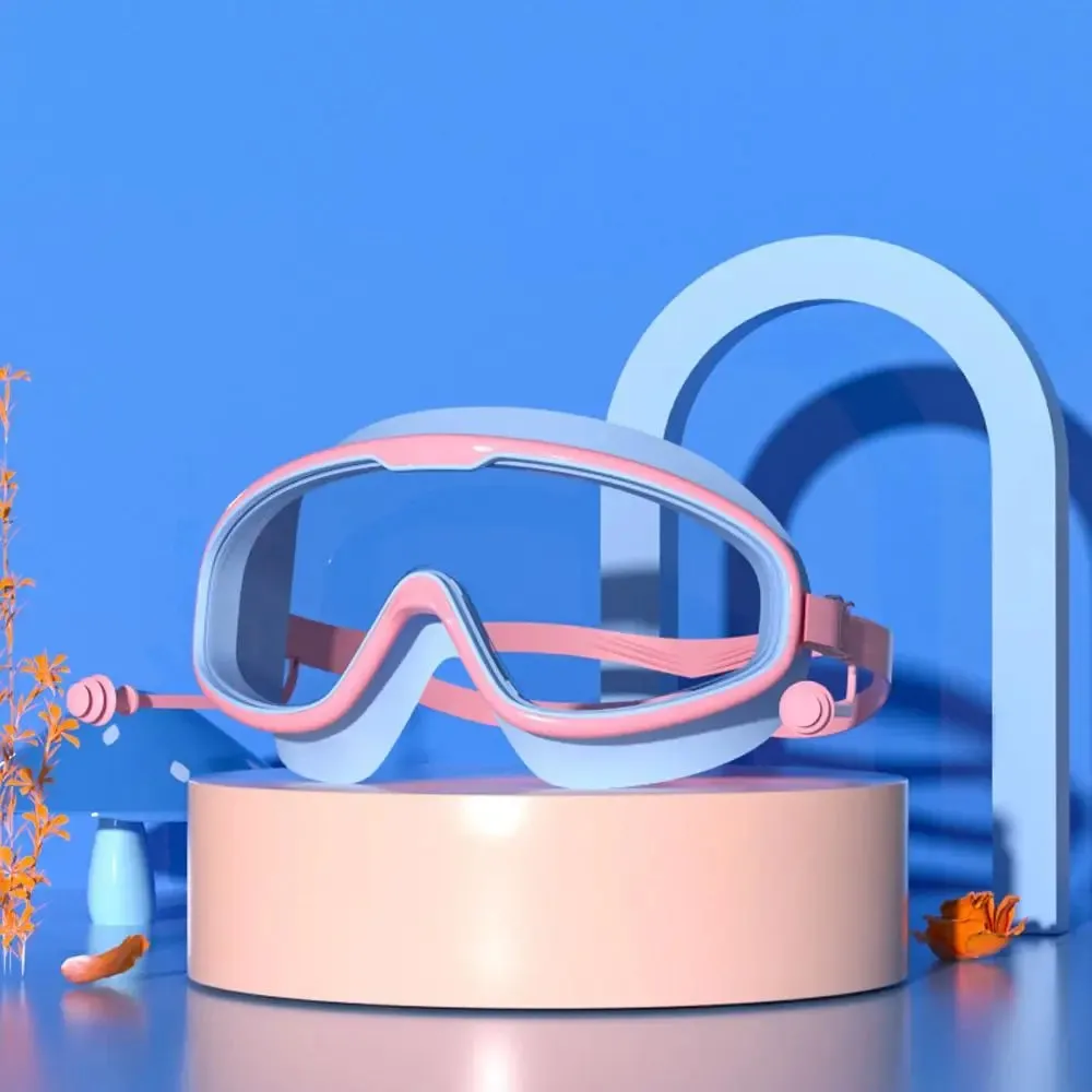 Clear Anti-Fog Swim Goggles for Kids - No Leak/Pool & Beach Ready