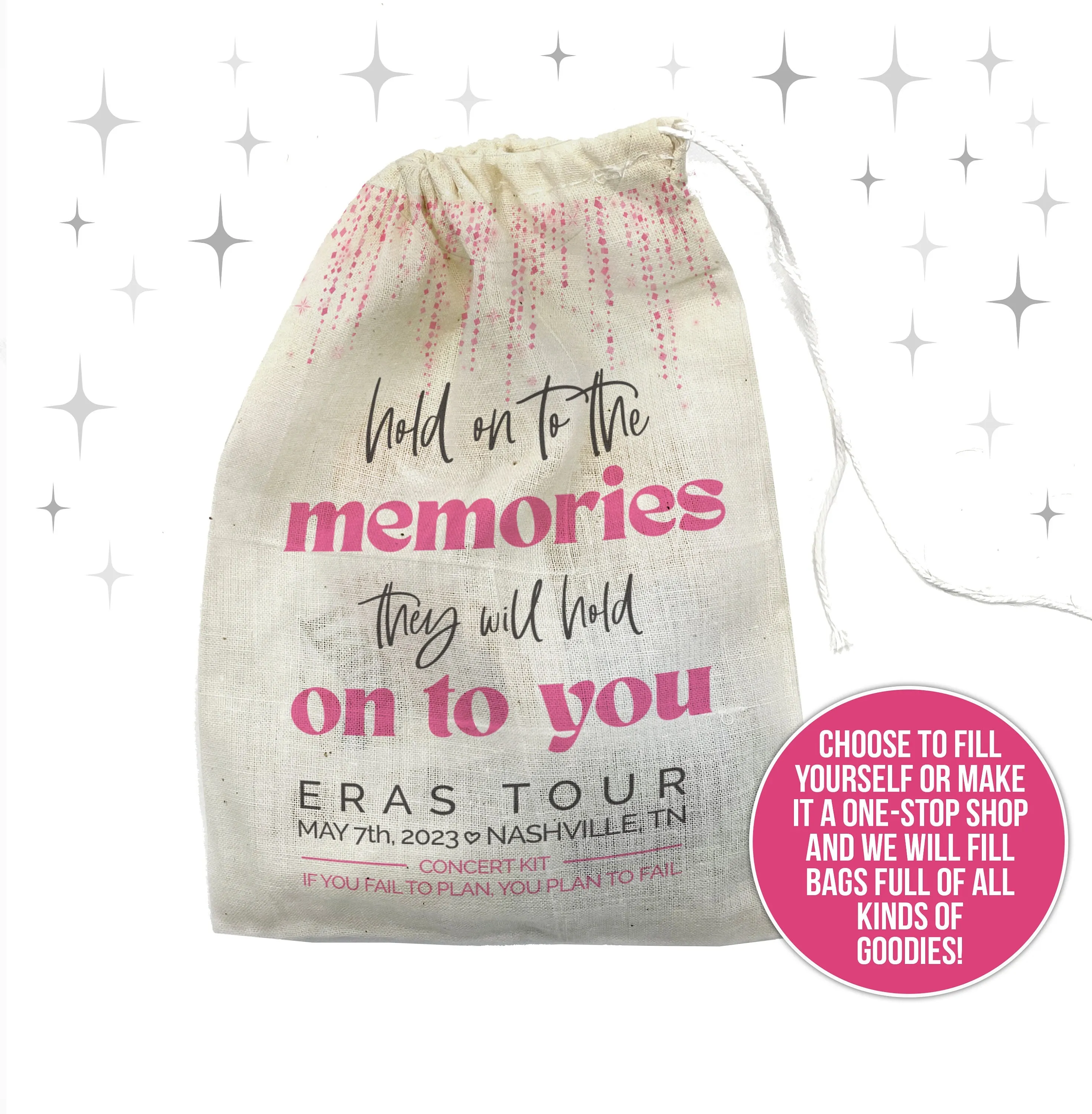eras tour concert kit funny taylor concert gift for concert goers hold on to the memories great party gift with or without supplies