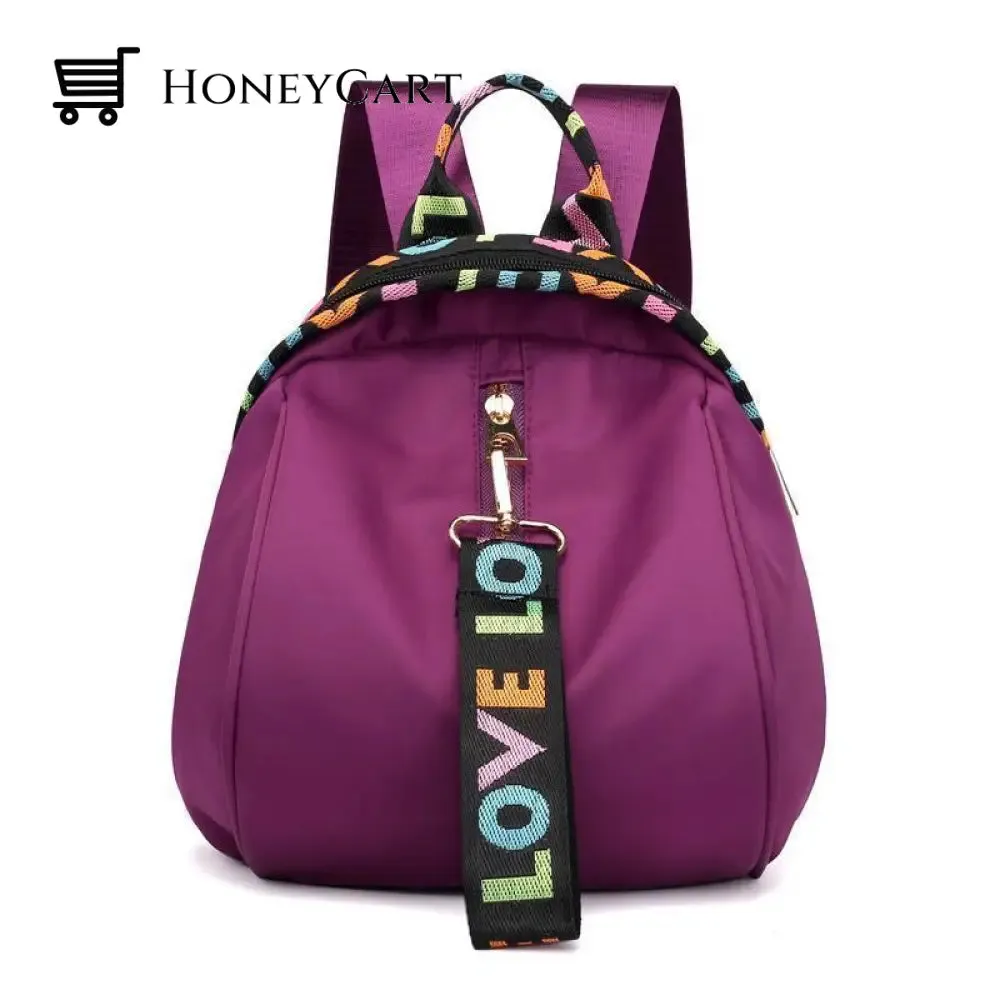 Floral Waterproof Shoulder Bag Backpack