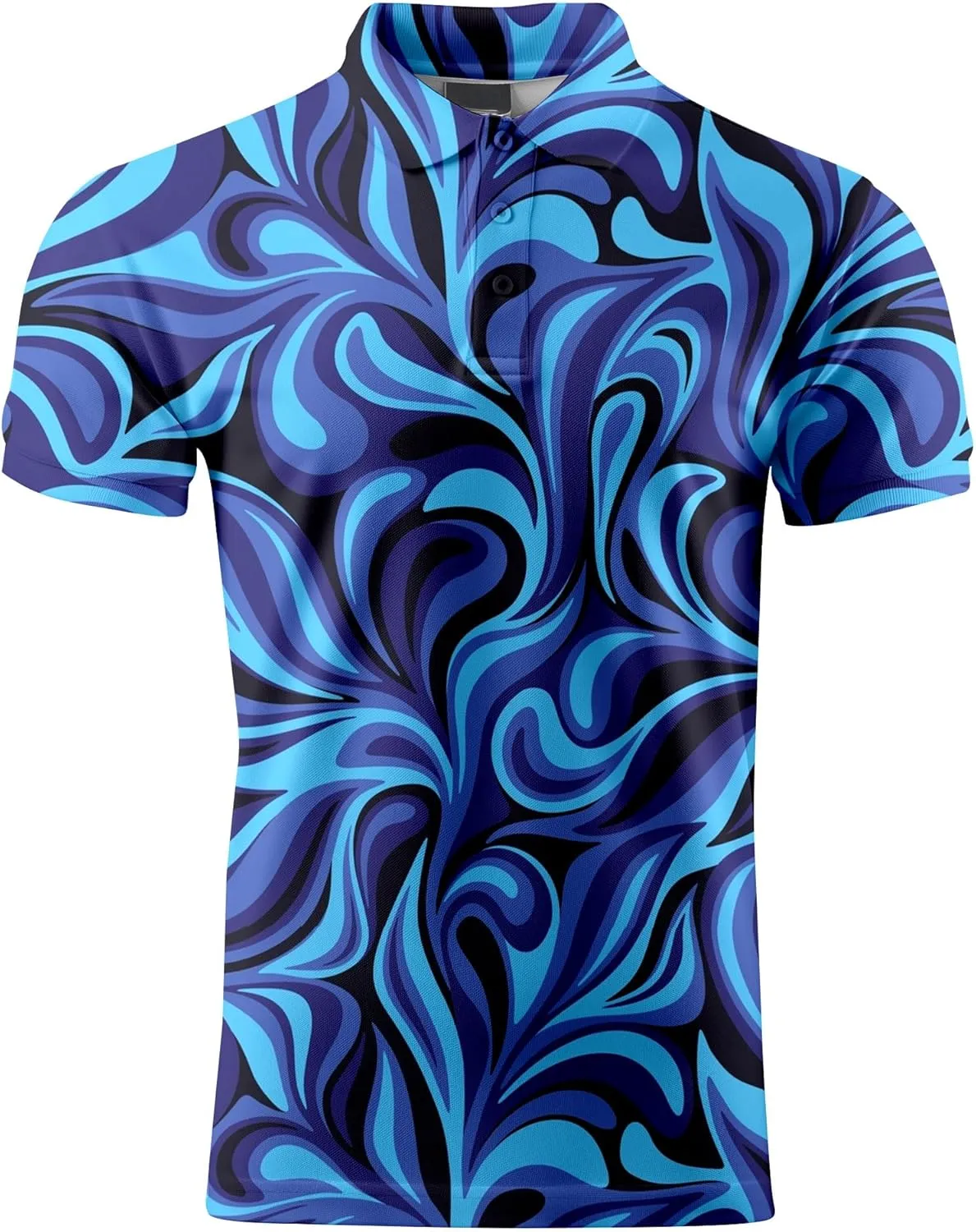 Funny Golf Shirts for Men,Mens Hawaiian Shirts Short Sleeve Novelty Crazy Golf Shirts