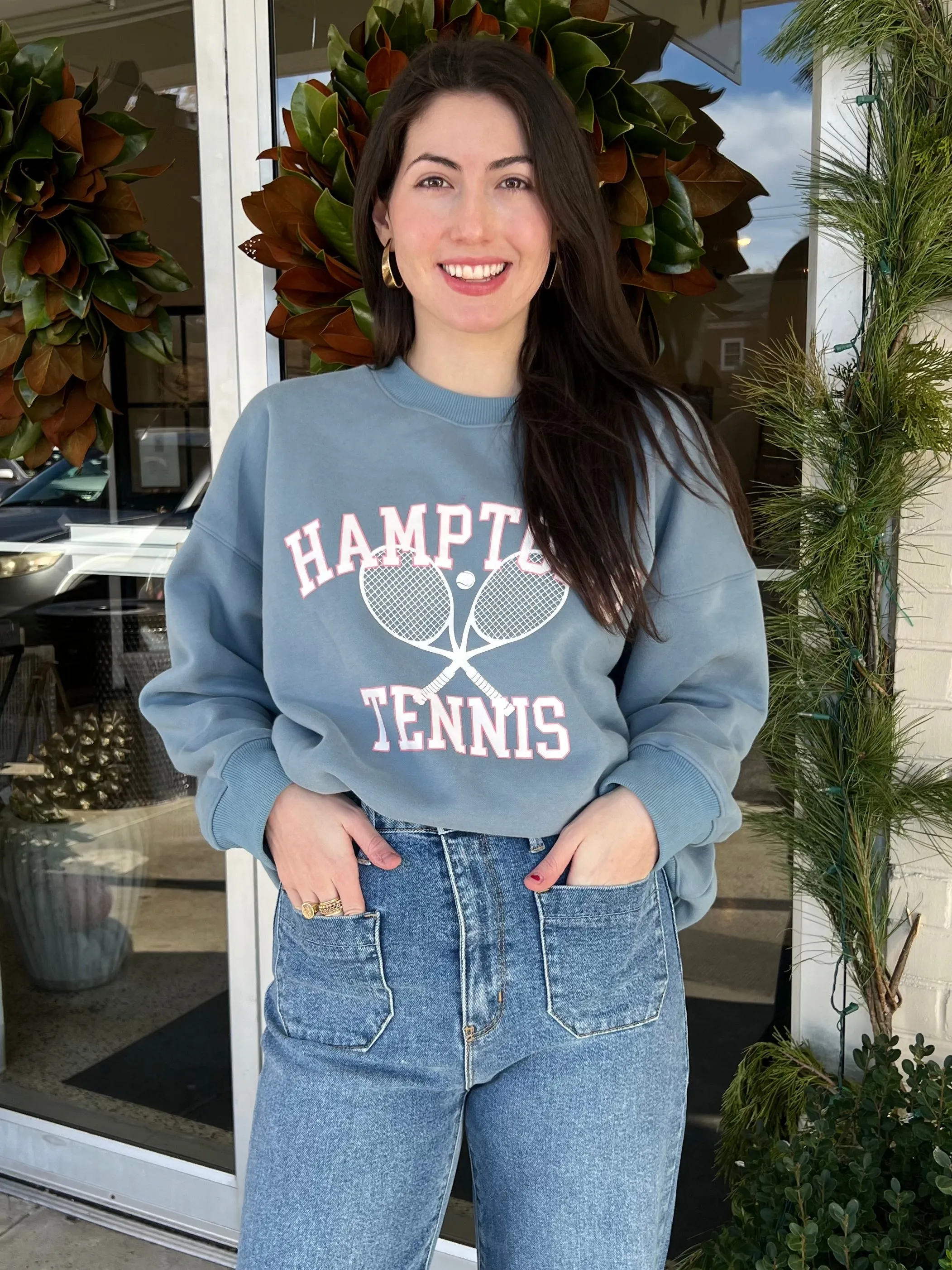 Hamptons Long Sleeve Crewneck Sweatshirt
