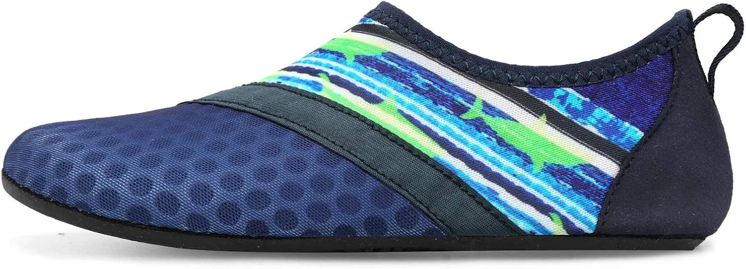 JIASUQI Kids Boys and Girls Summer Athletic Water Shoes Aqua Socks for Beach Swimming Pool