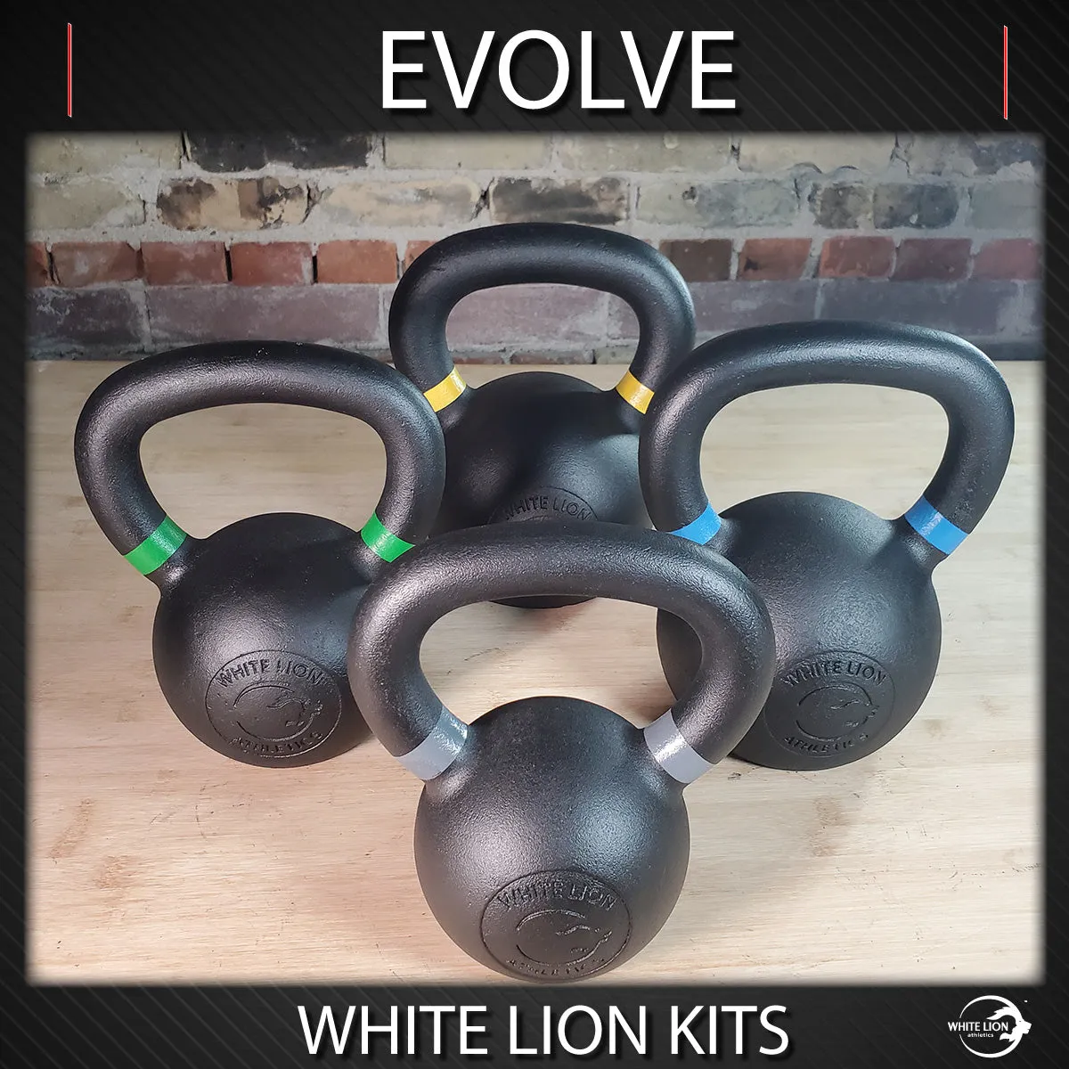 Kettlebell Package: "Evolve" (8kg/12kg/16kg/20kg)  | In Stock Now
