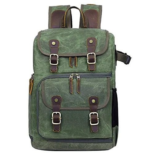 Laptop Backpacks, Berchirly Durable Canvas Waterproof Travel Backpack College Student Hiking