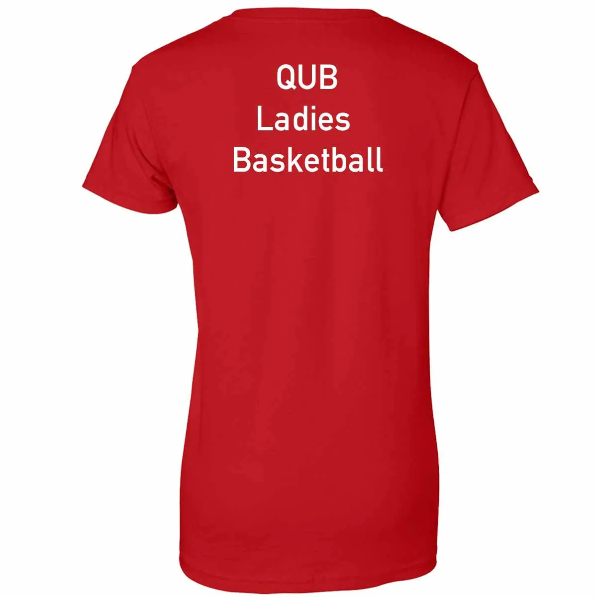 Mc Keever Queens Ladies Basketball Performance Tee - Womens - Fire Red