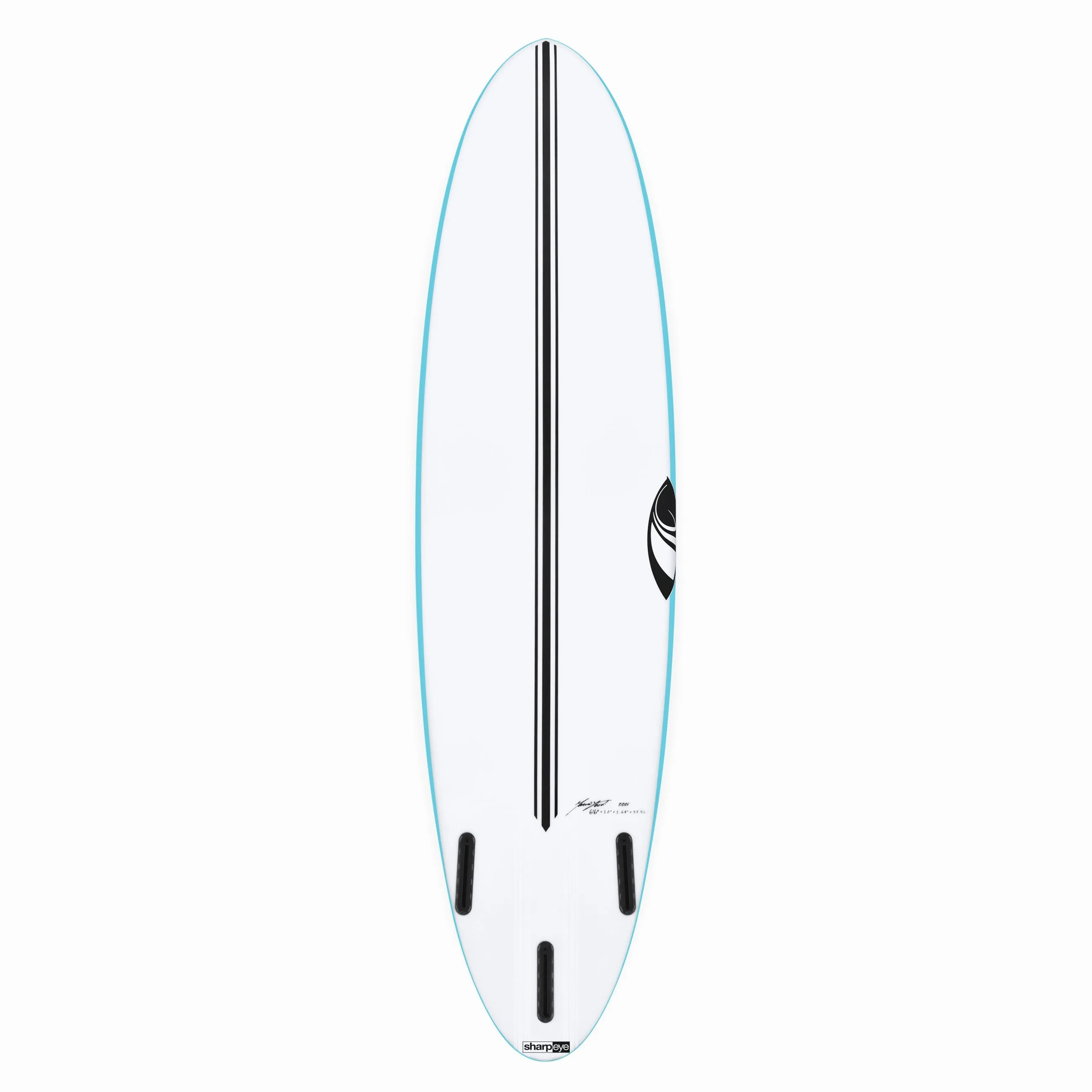 MIDGICIAN (E3 LITE) 6'6" x 20.25 X 2.68 - 38.00L, Round, 3x  FCS 2 Fin Boxes, Epoxy E3 - ID:878155
