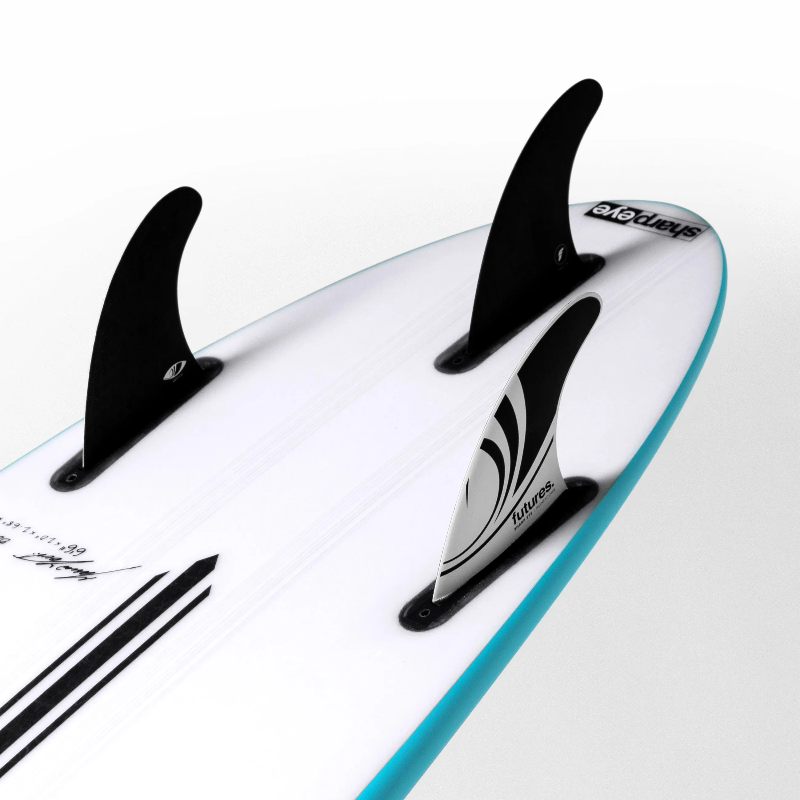 MIDGICIAN (E3 LITE) 6'6" x 20.25 X 2.68 - 38.00L, Round, 3x  FCS 2 Fin Boxes, Epoxy E3 - ID:878155