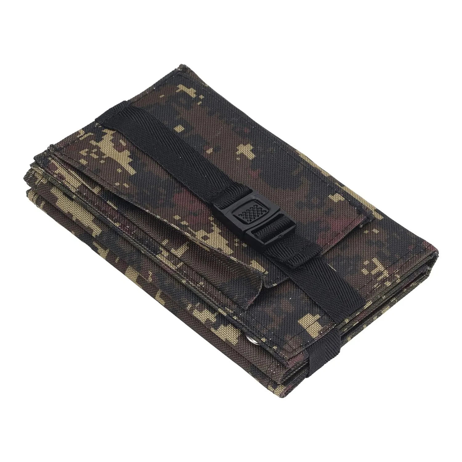 New Foldable Solar Charger, IP65 Waterproof Portable Foldable Solar Panel Kit 5V for Hiking (Camouflage)