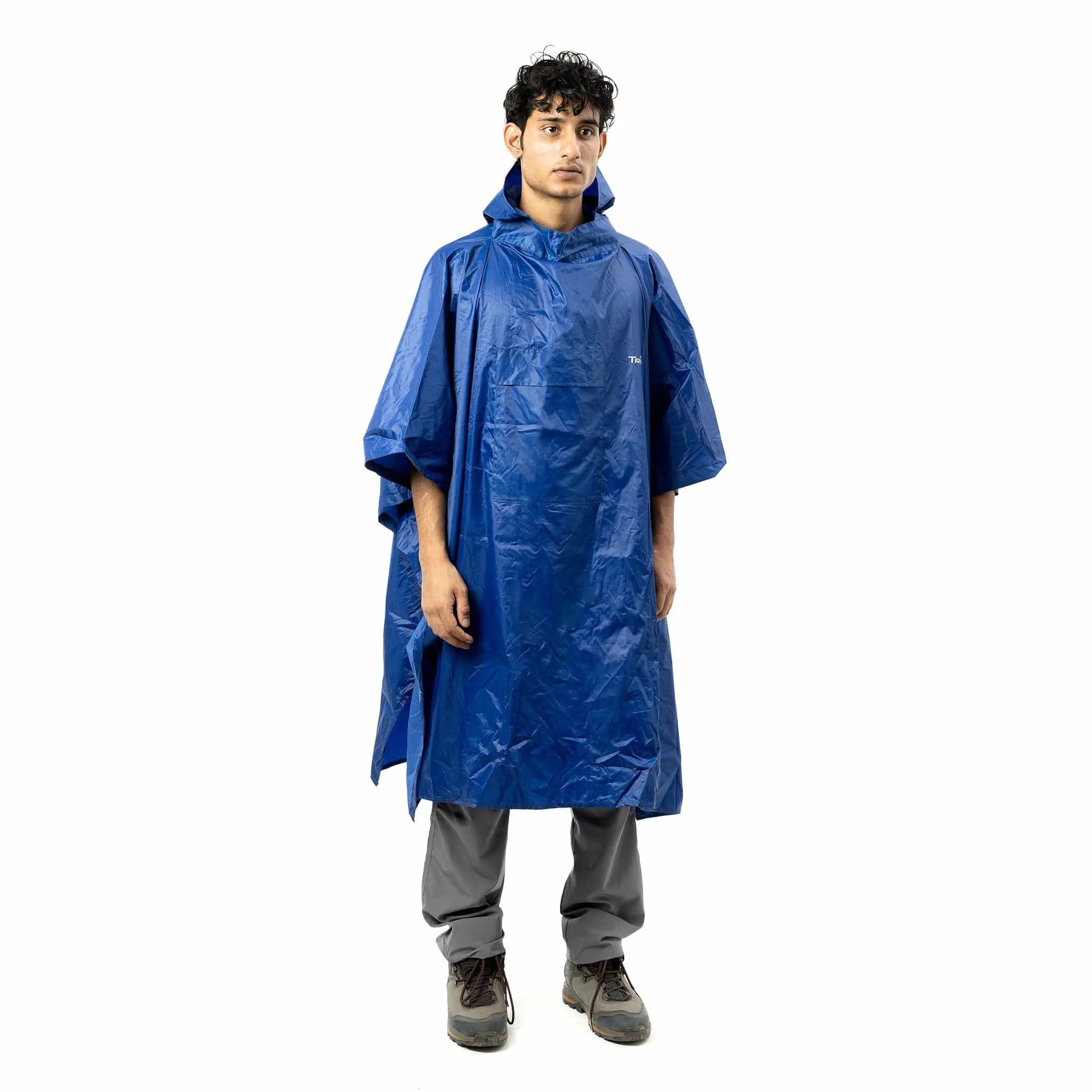 Poncho and Rain Jacket for Daily Use and Hiking