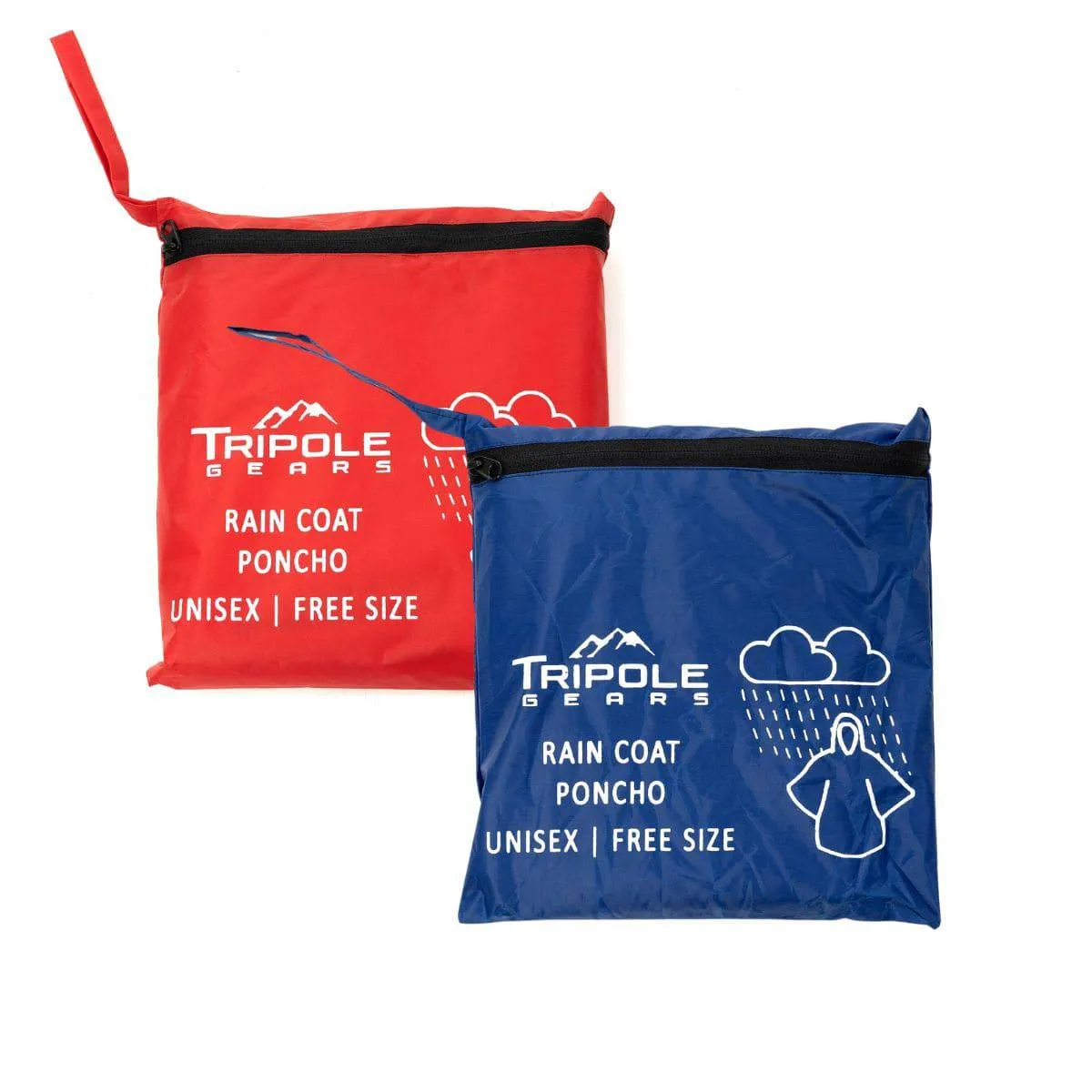 Poncho and Rain Jacket for Daily Use and Hiking