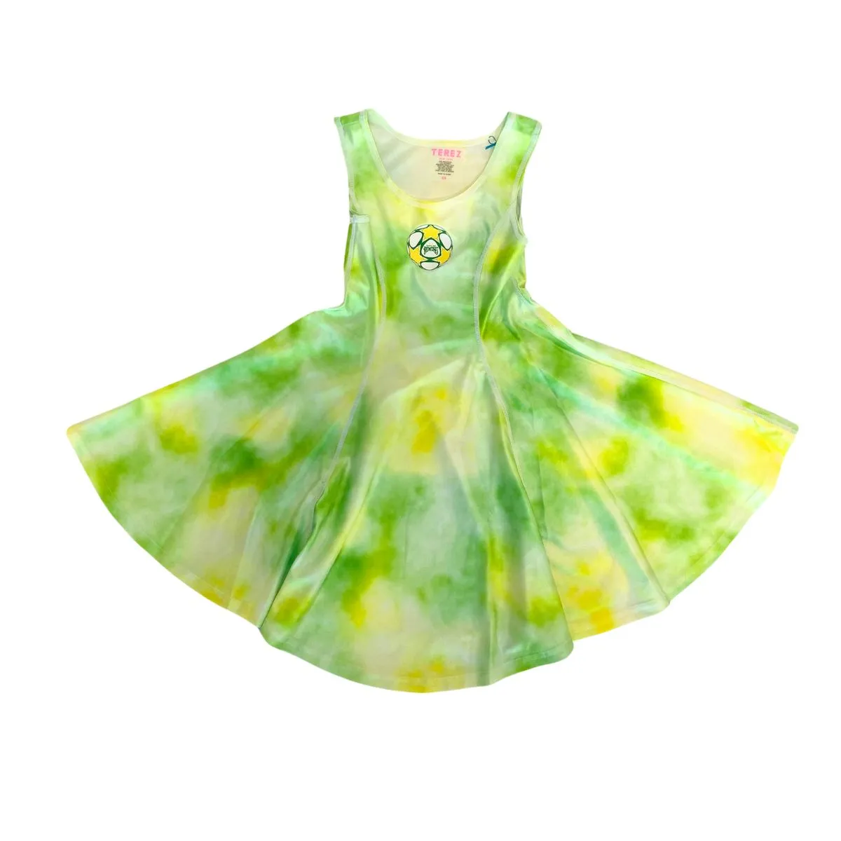 Rowdies TEREZ Girls Tampa Bay Rowdies Green Soccer Ball Dress